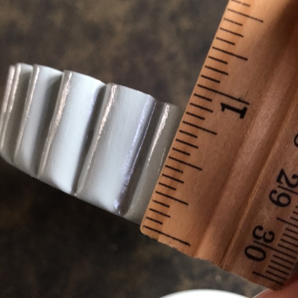 NWOT Quiche tartlet pie flutted pans light mint green non stick removable bottom - Picture 5 of 12